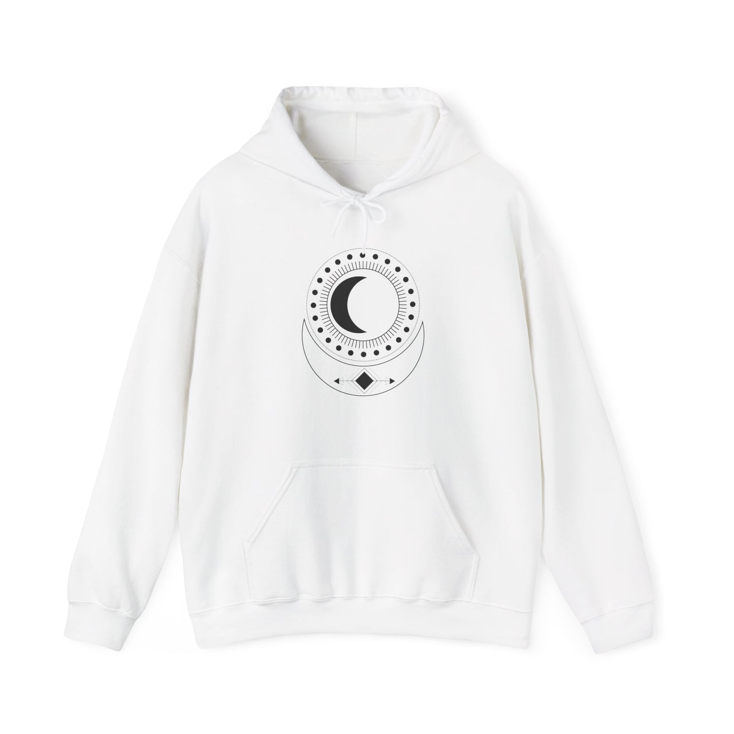 Circular Moons Hooded Sweatshirt