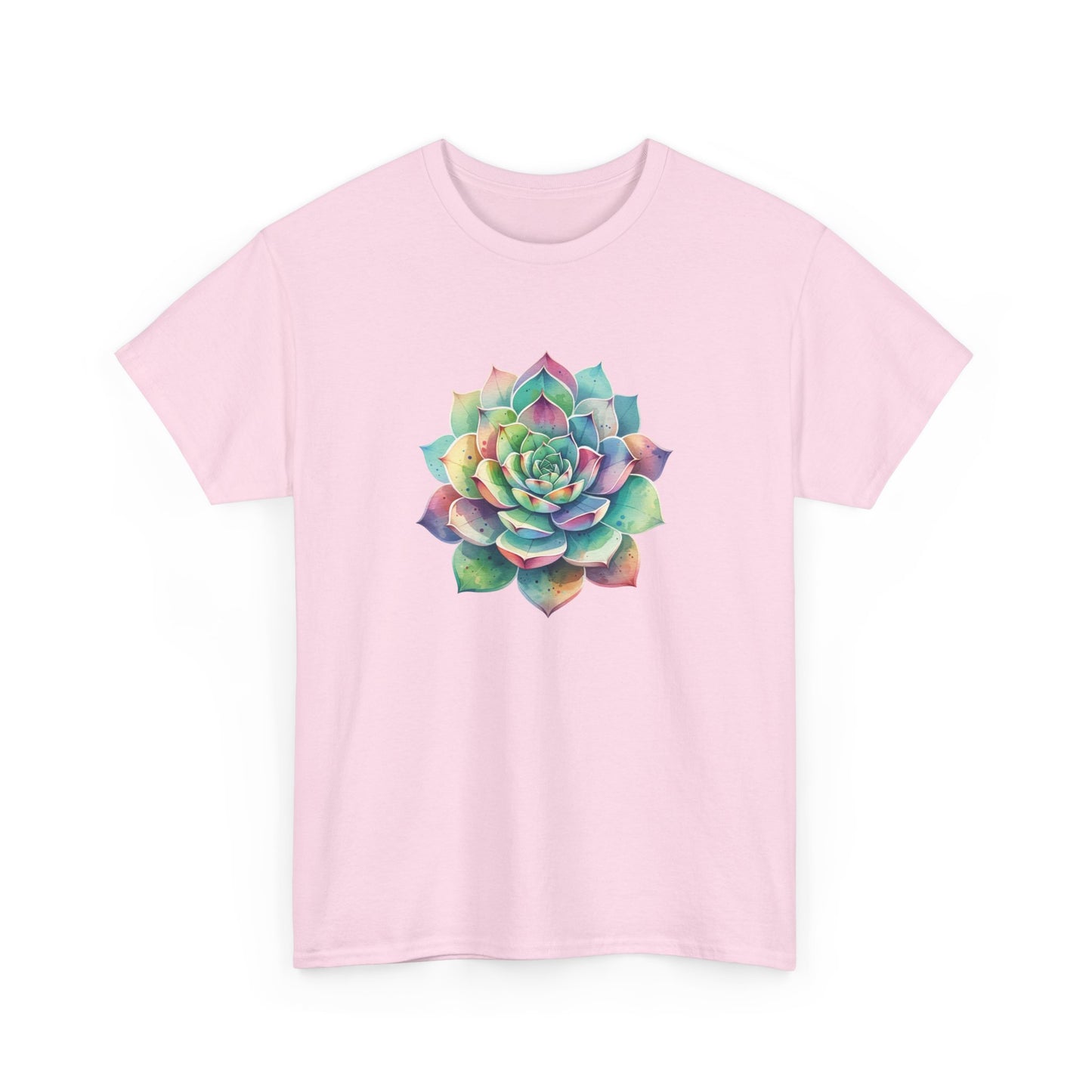 Colorful Succulent Short Sleeve Tee