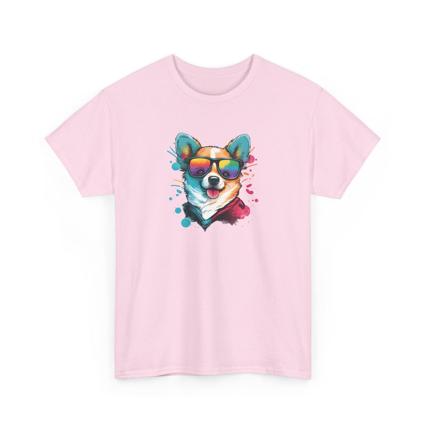 Dog with Sunglasses Short Sleeve Tee 005