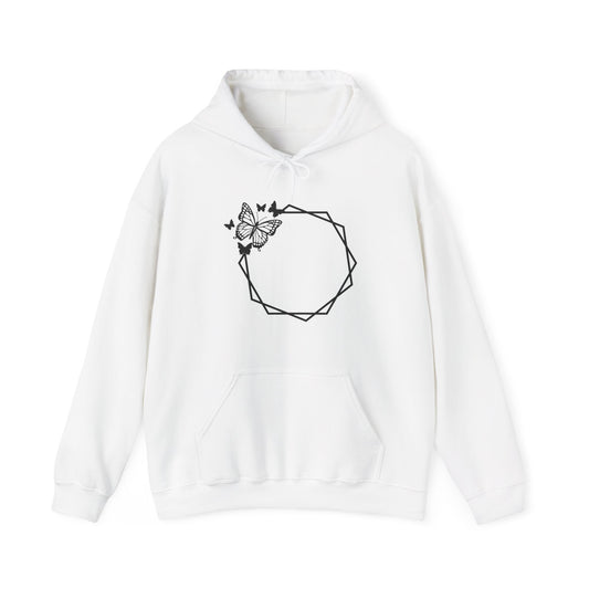 Butterfly Circle Hooded Sweatshirt