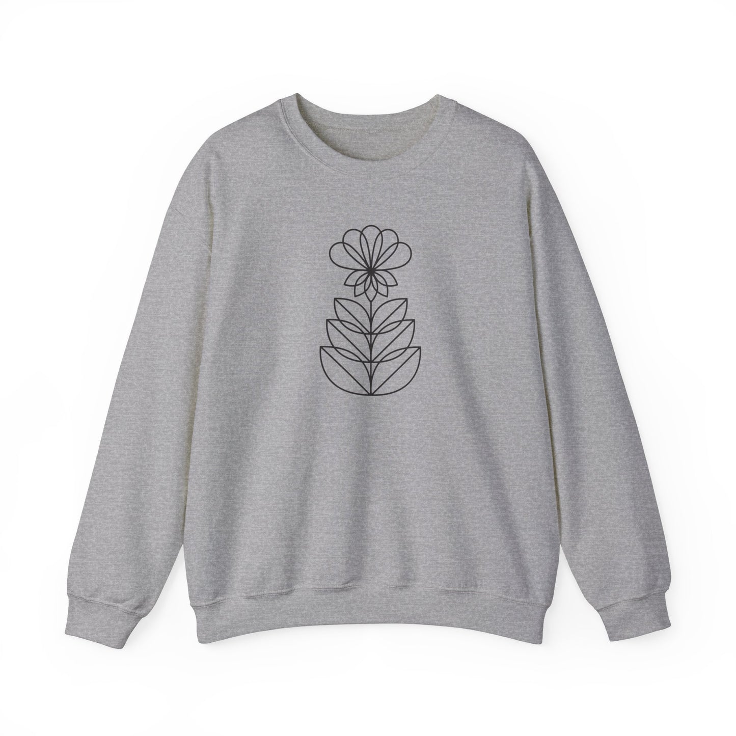 Abstract Flower Sweatshirt