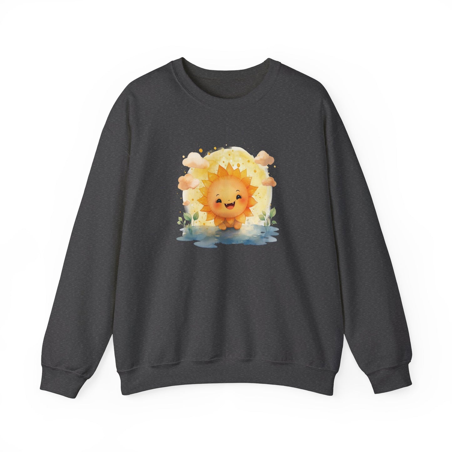 Cute Watercolor Sun Sweatshirt