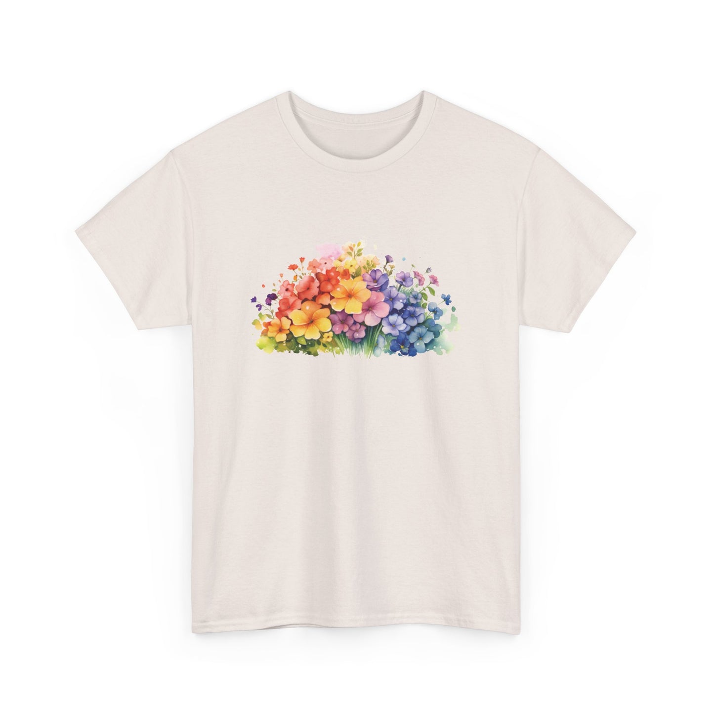 Colorful Flowers Short Sleeve Tee