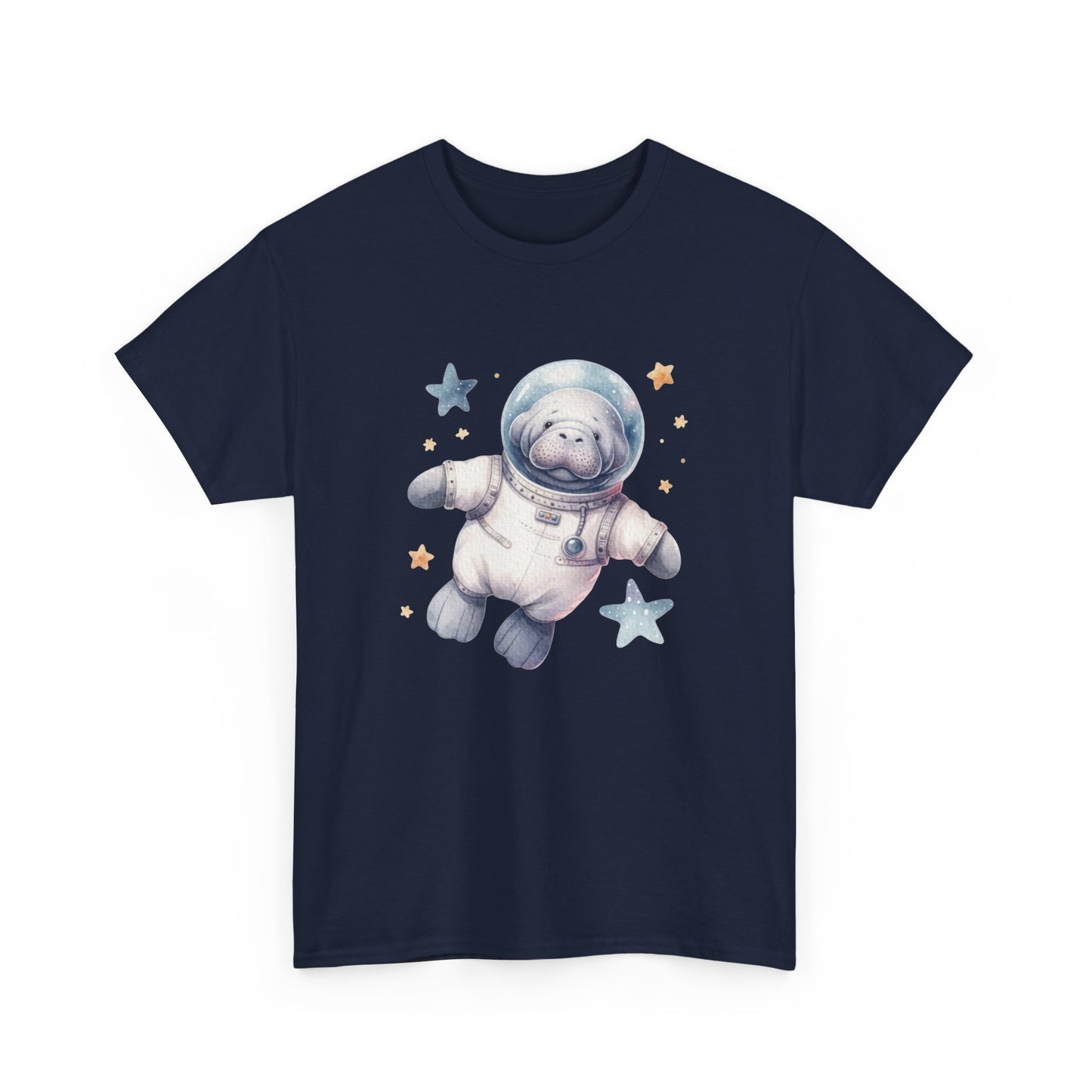 Manatee Astronaut Short Sleeve Tee