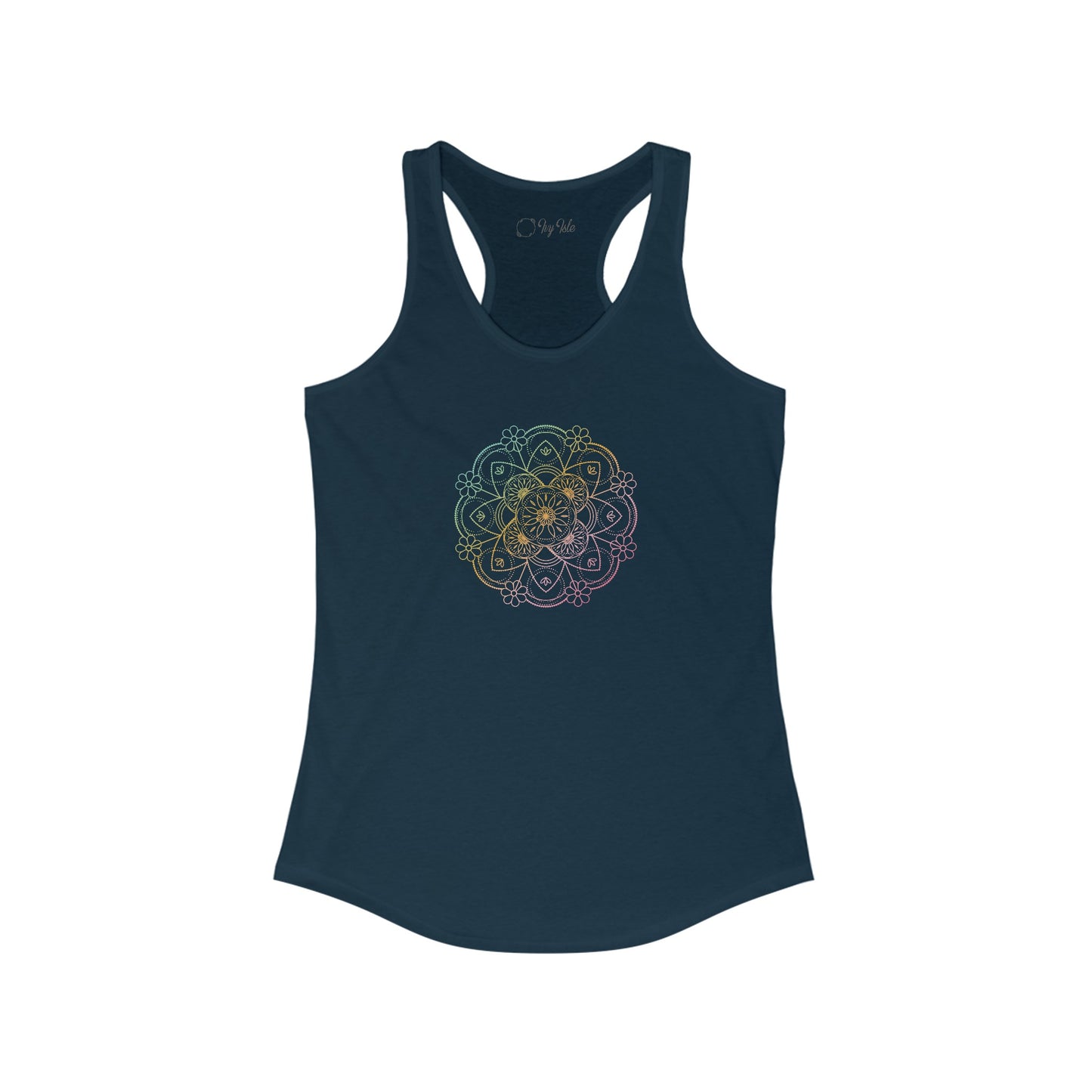 Colorful Mandala Racerback Tank (041)