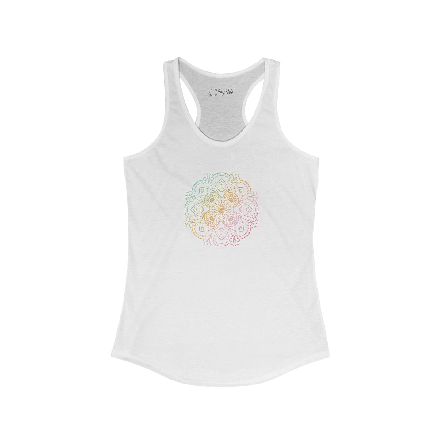 Colorful Mandala Racerback Tank (041)
