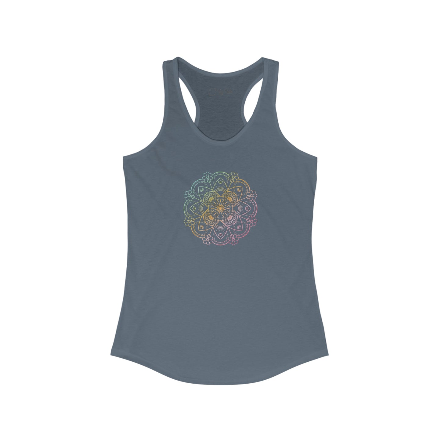 Colorful Mandala Racerback Tank (041)