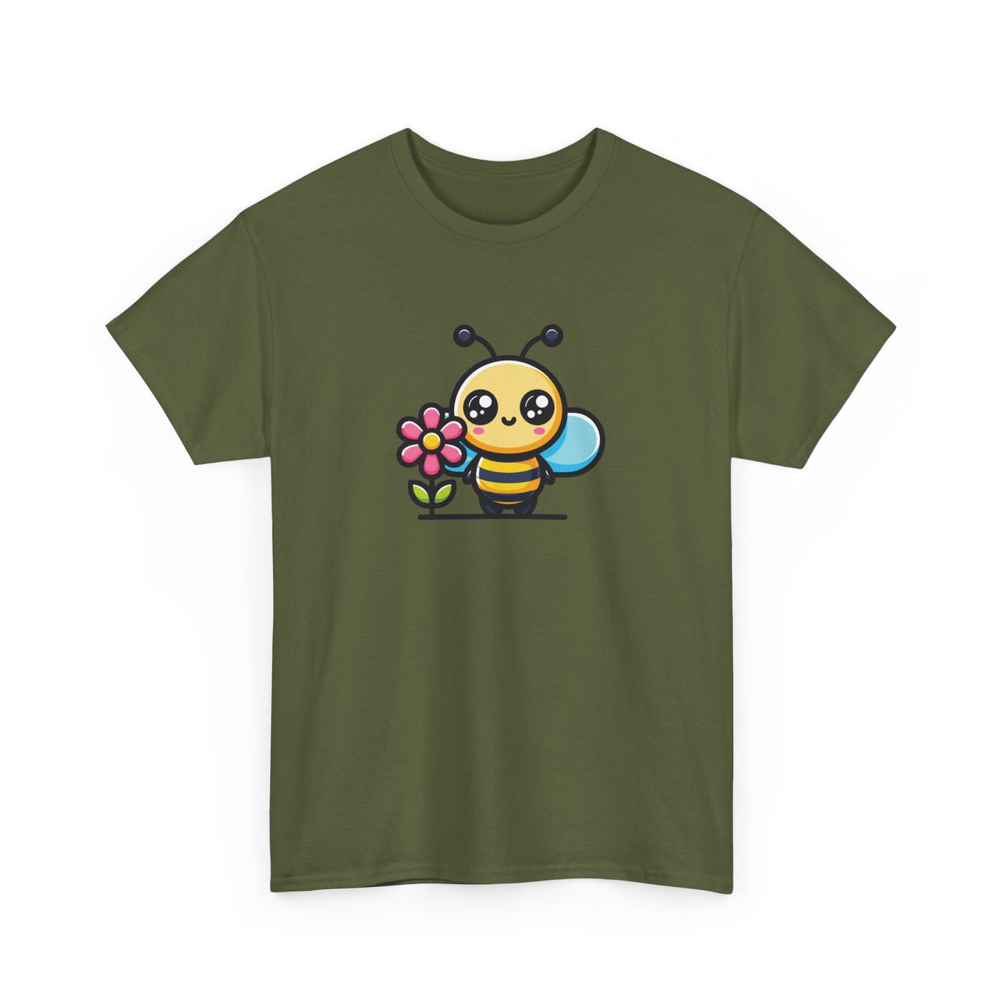 Cute Bee Short Sleeve Tee