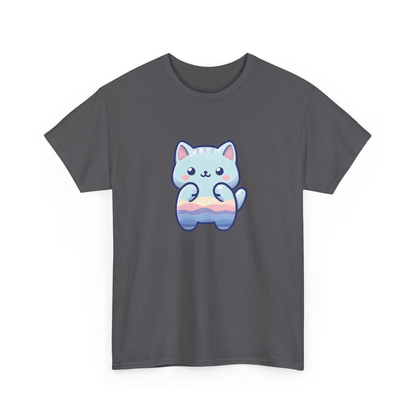 Blue Cat Short Sleeve Tee