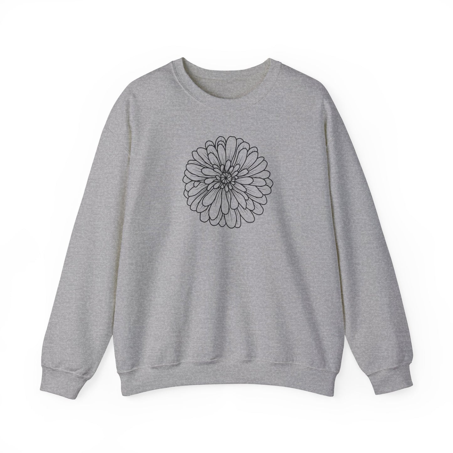 Flower Outline Sweatshirt