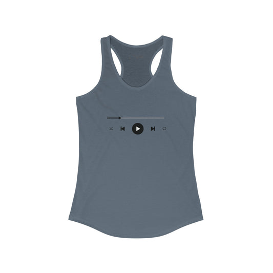 Music Player Racerback Tank