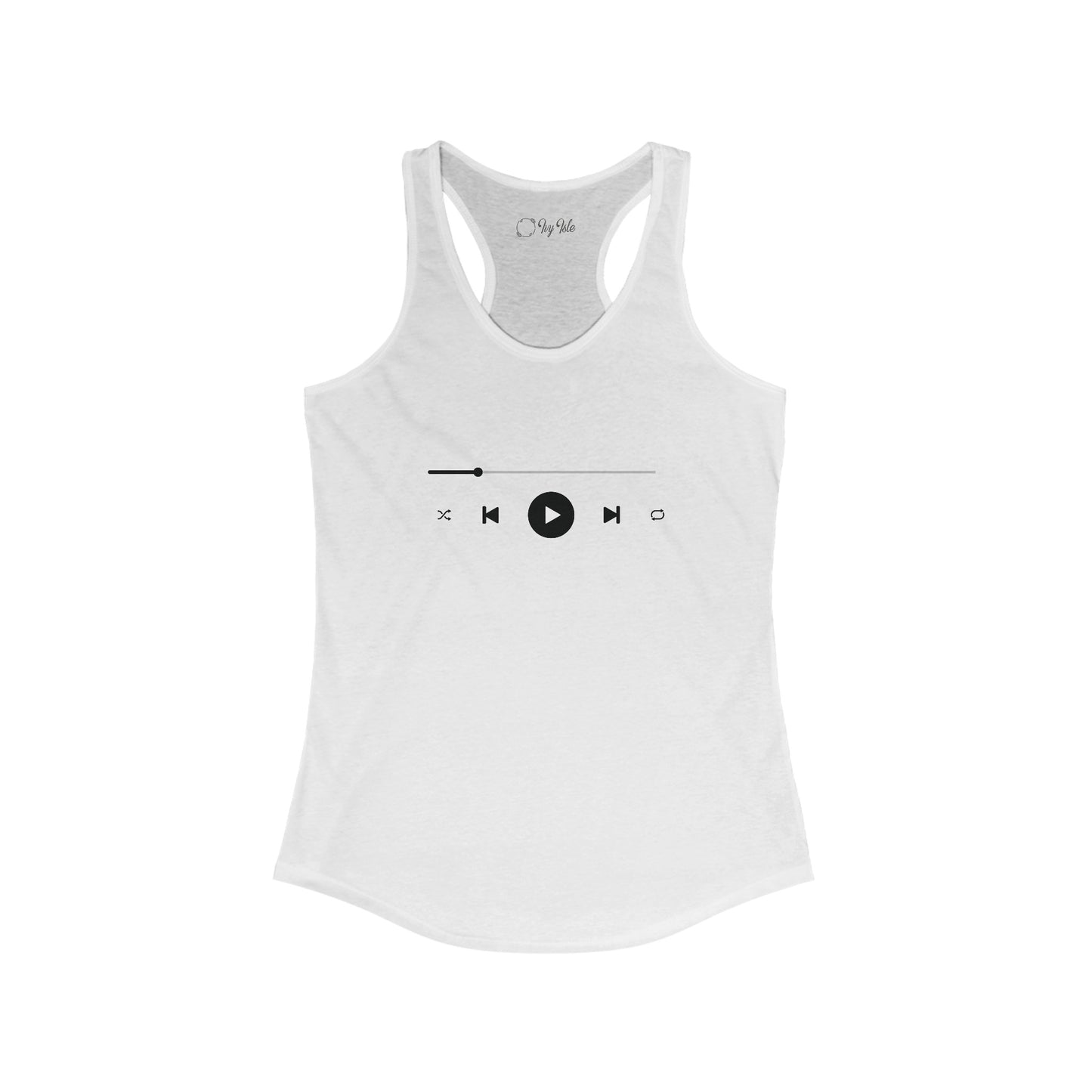 Music Player Racerback Tank