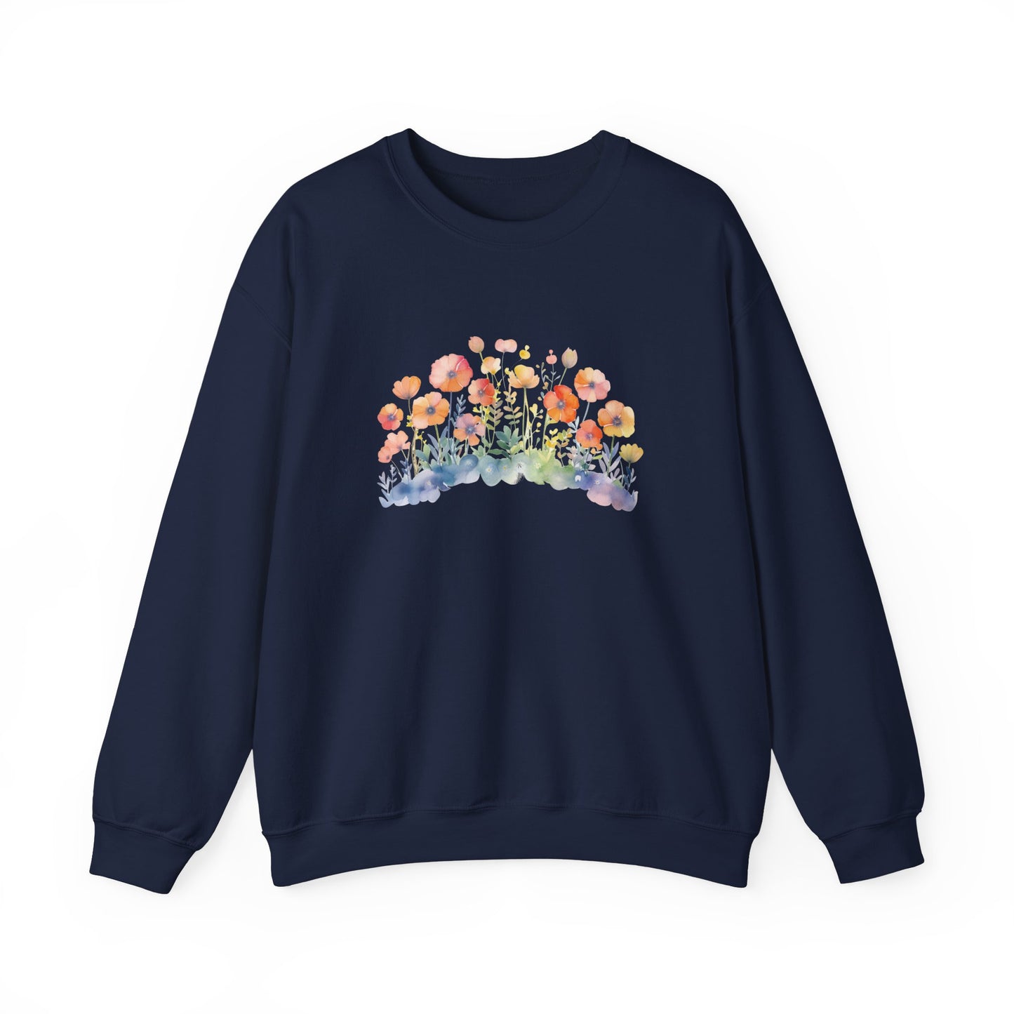 Pretty Watercolor Flowers Sweatshirt