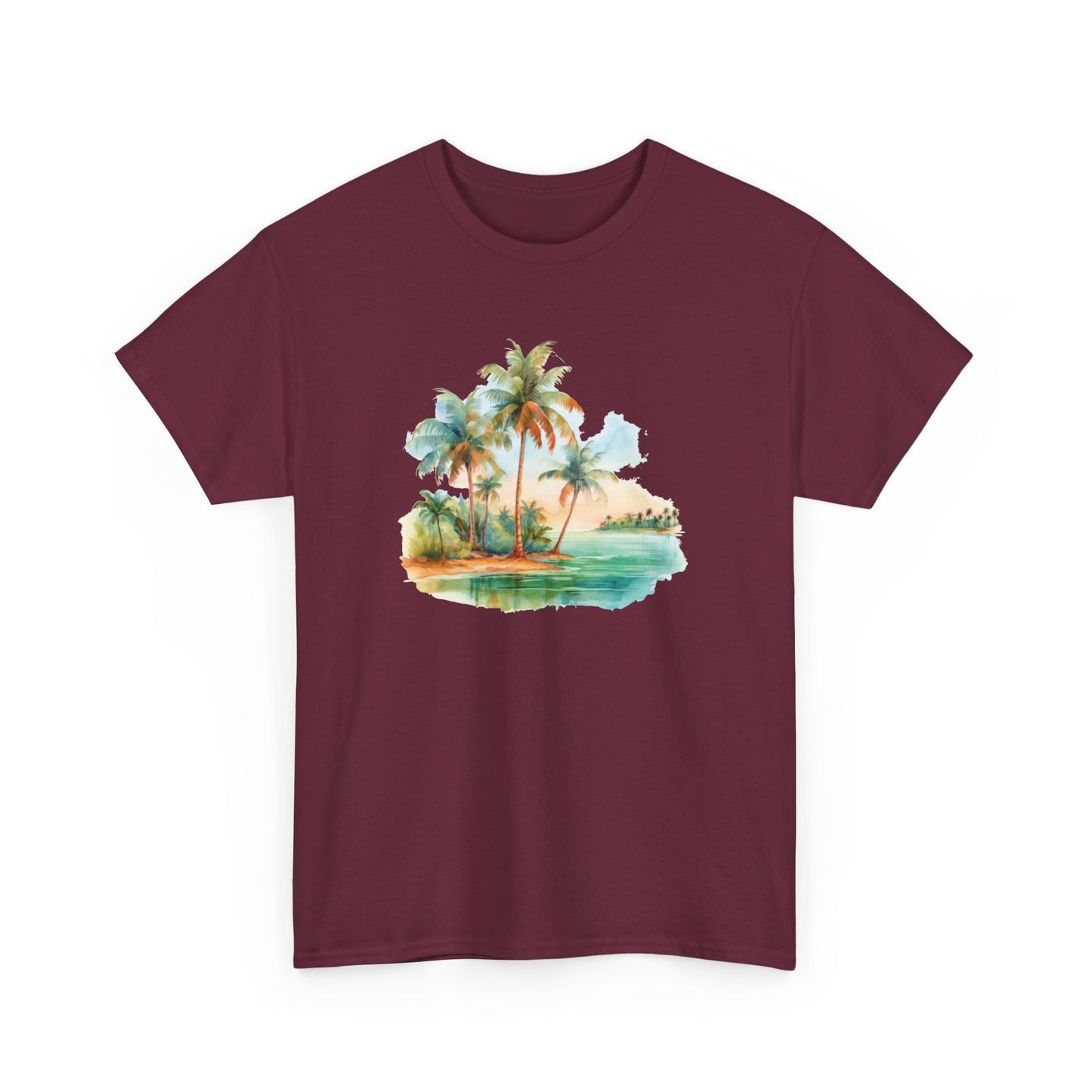 Watercolor Beach Short Sleeve Tee