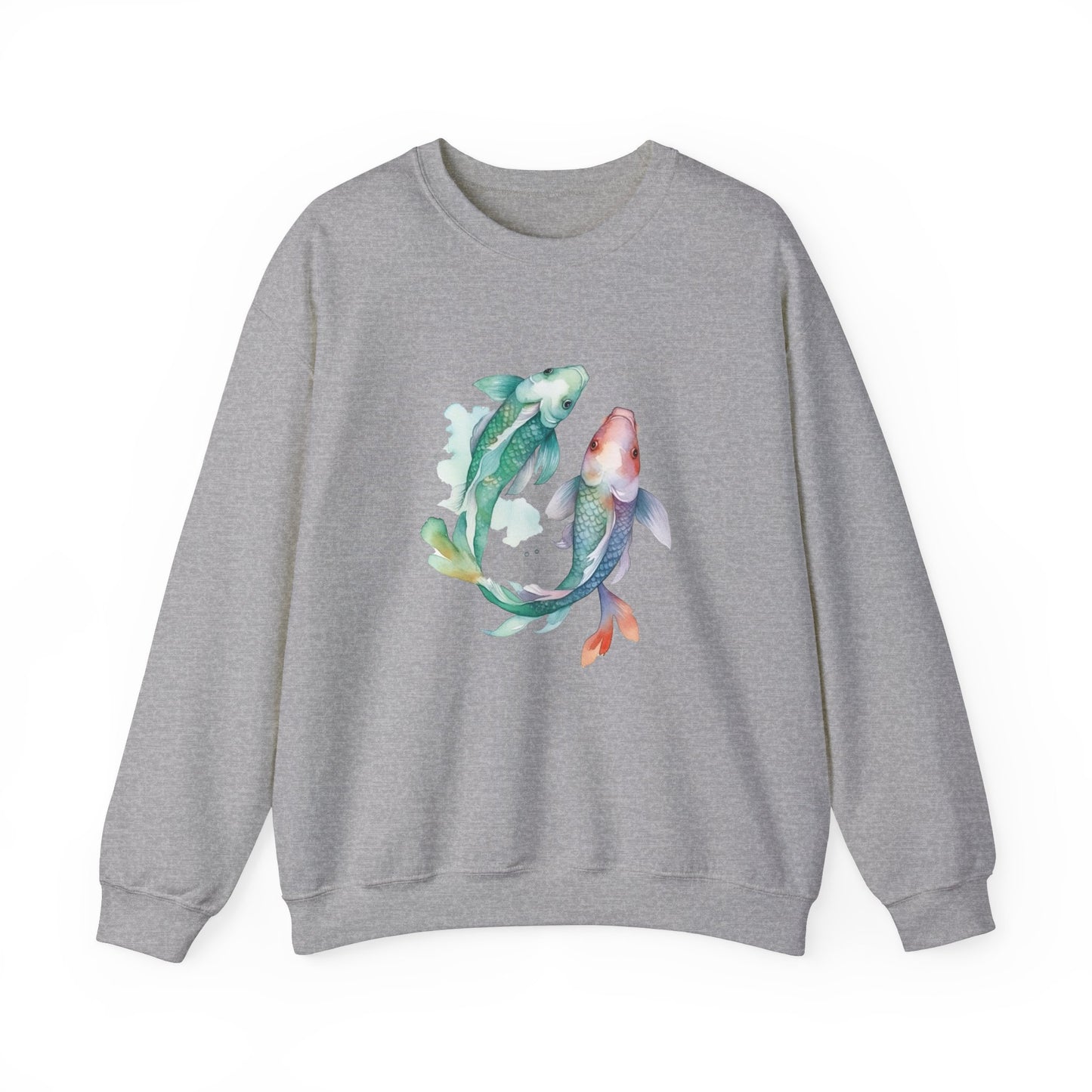 Watercolor Fish Sweatshirt