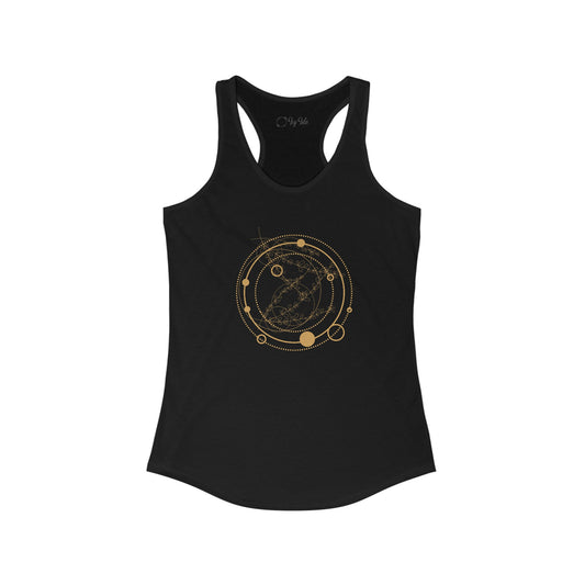 Circular Pattern Racerback Tank