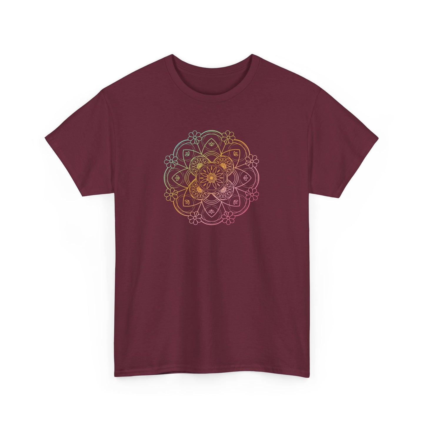 Colorful Mandala Short Sleeve Tee (041)