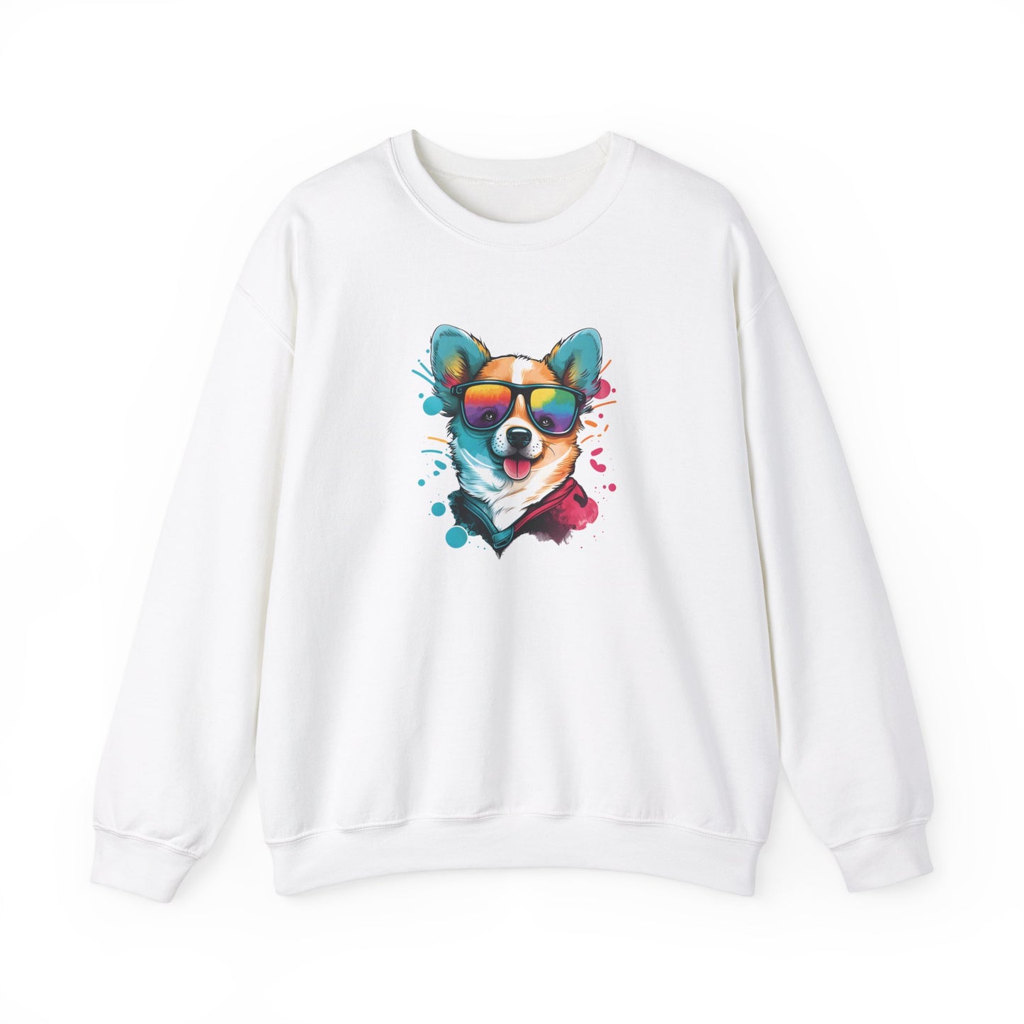 Dog with Sunglasses Sweatshirt 005
