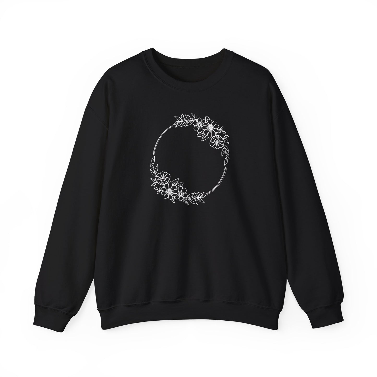 Large Wildflowers Circle Sweatshirt