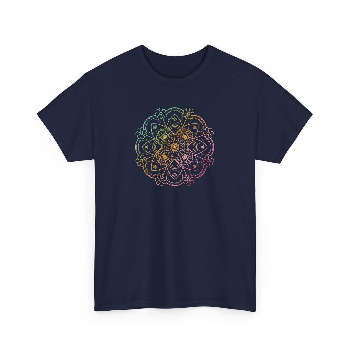 Colorful Mandala Short Sleeve Tee (041)