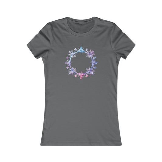 Snowflake Circle Fitted Tee
