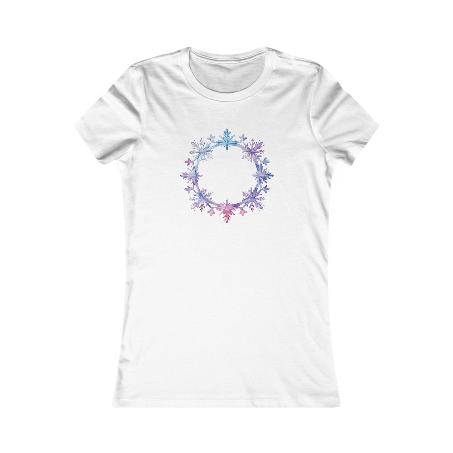 Snowflake Circle Fitted Tee