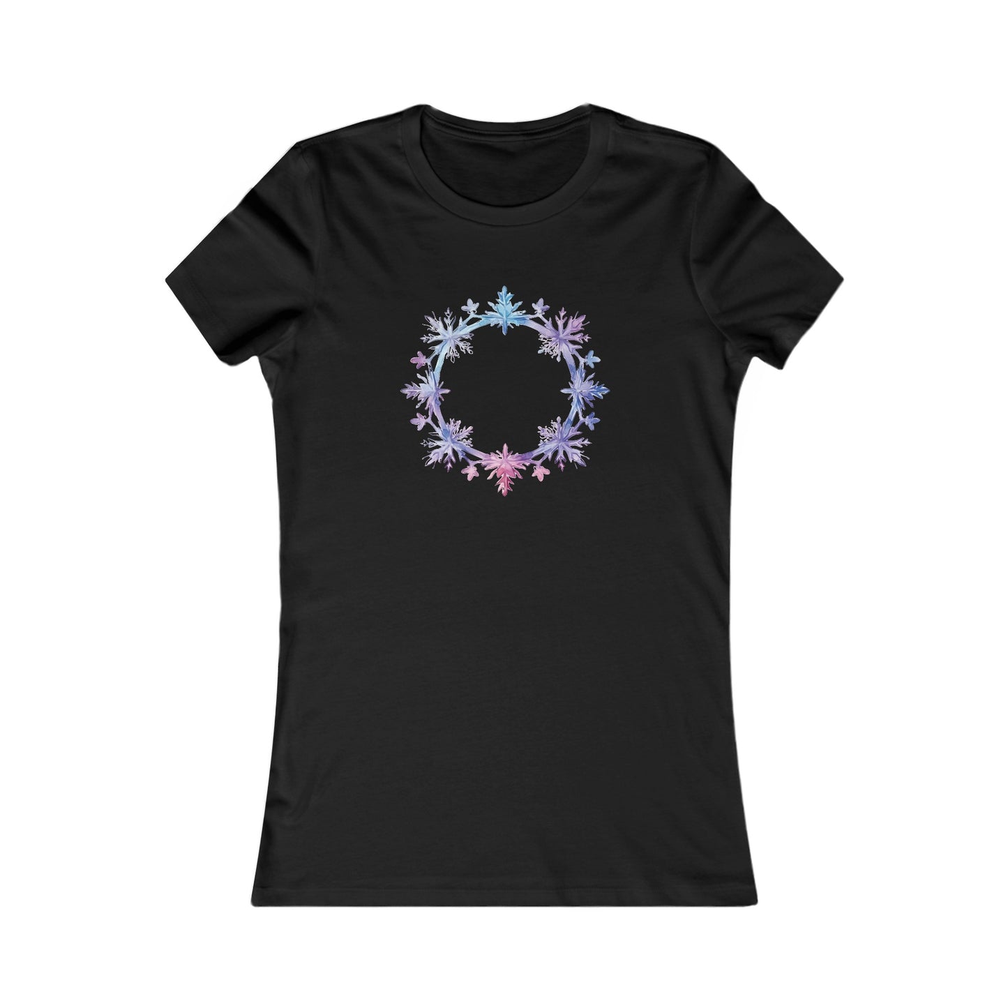 Snowflake Circle Fitted Tee
