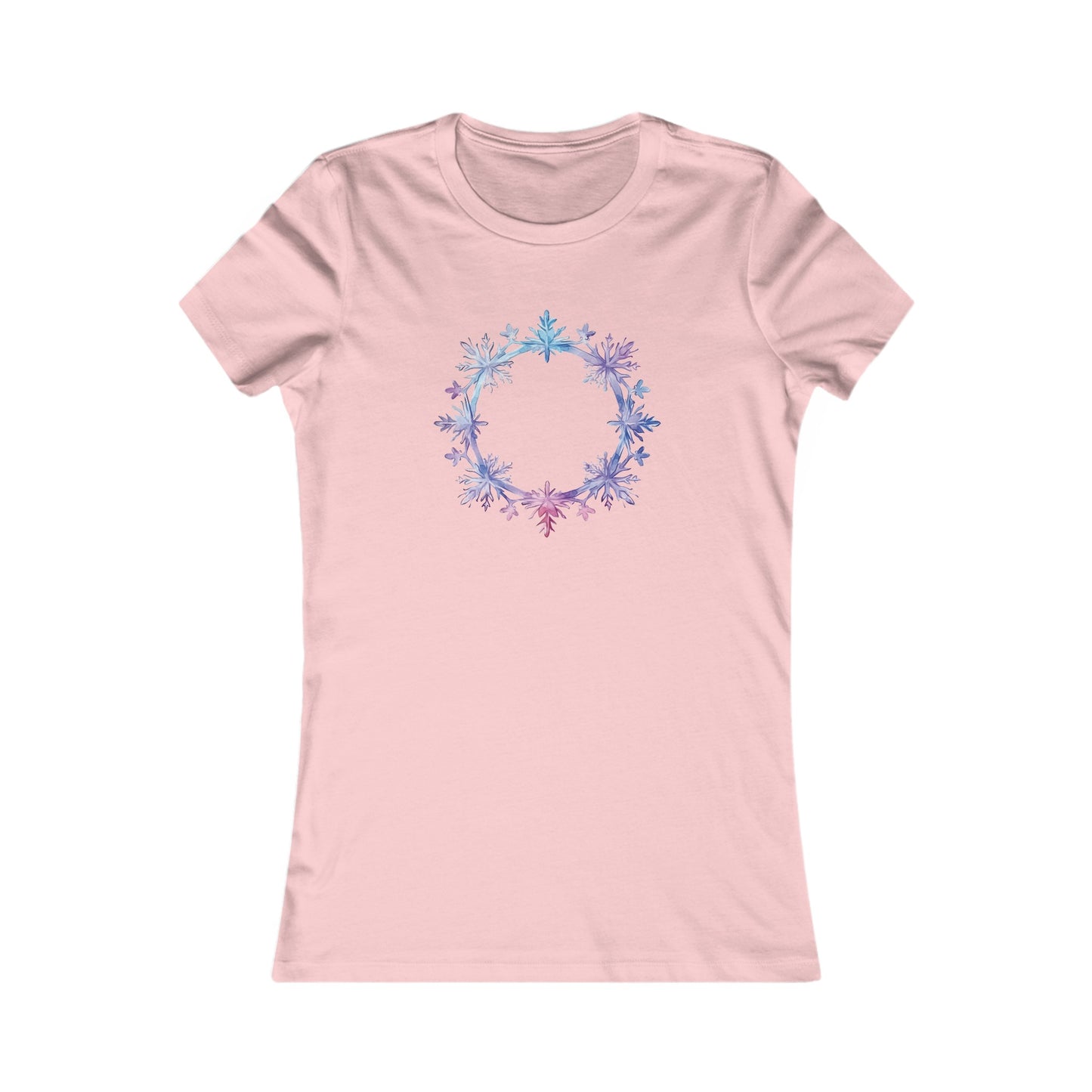 Snowflake Circle Fitted Tee