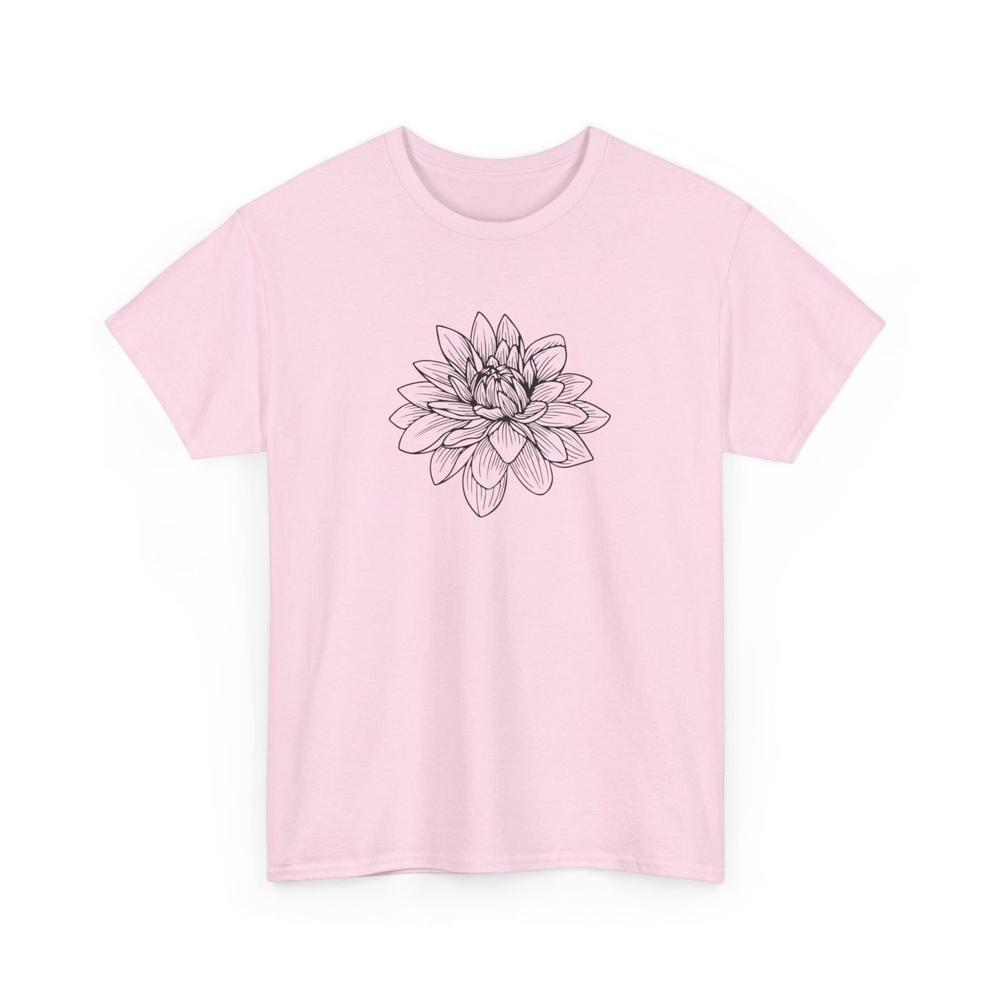 Lotus Outline Short Sleeve Tee