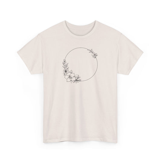 Flowers Circle Short Sleeve Tee