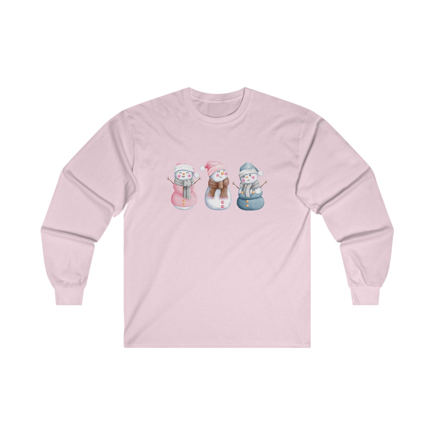 Snowman Set Long Sleeve Tee