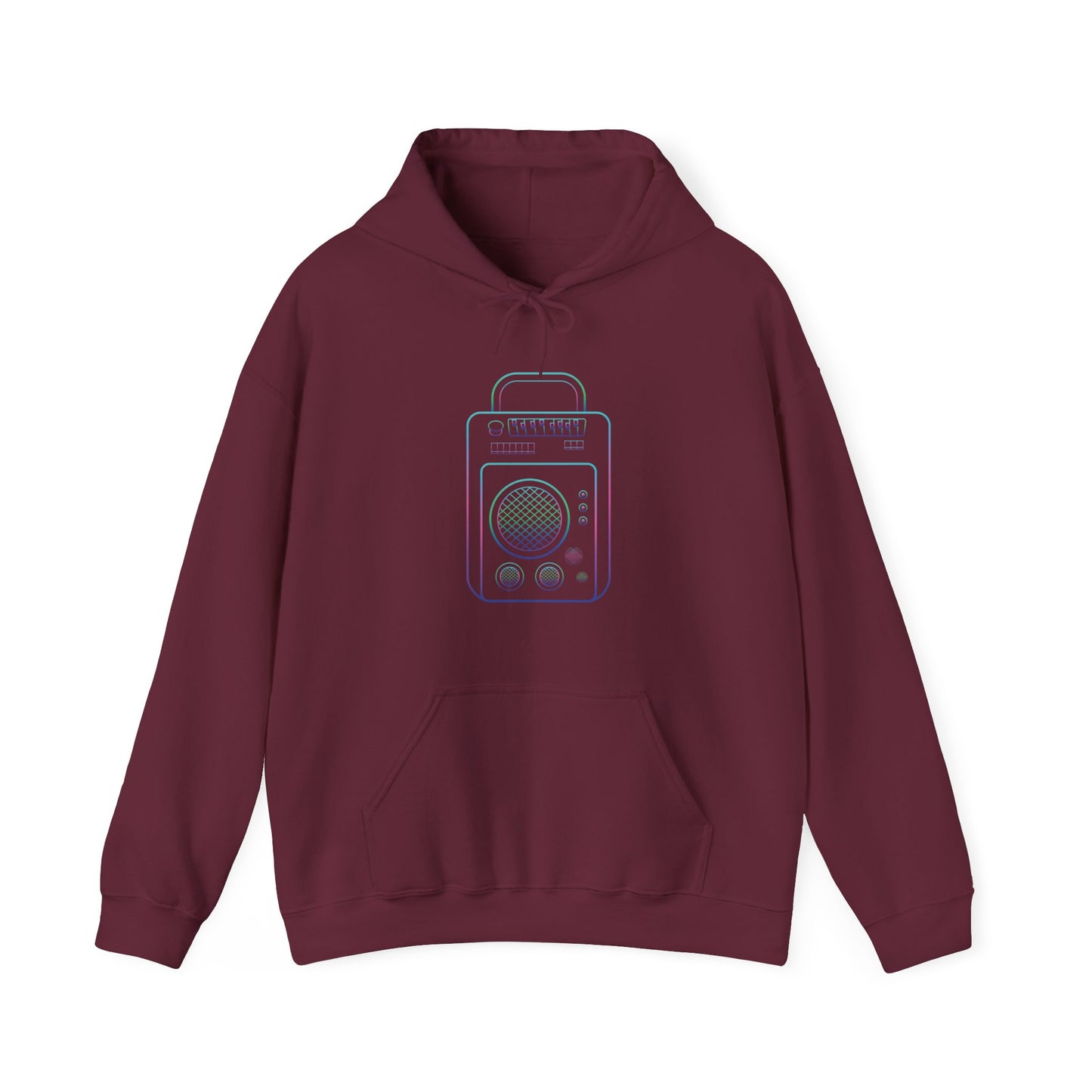 Colorful Amp Hooded Sweatshirt