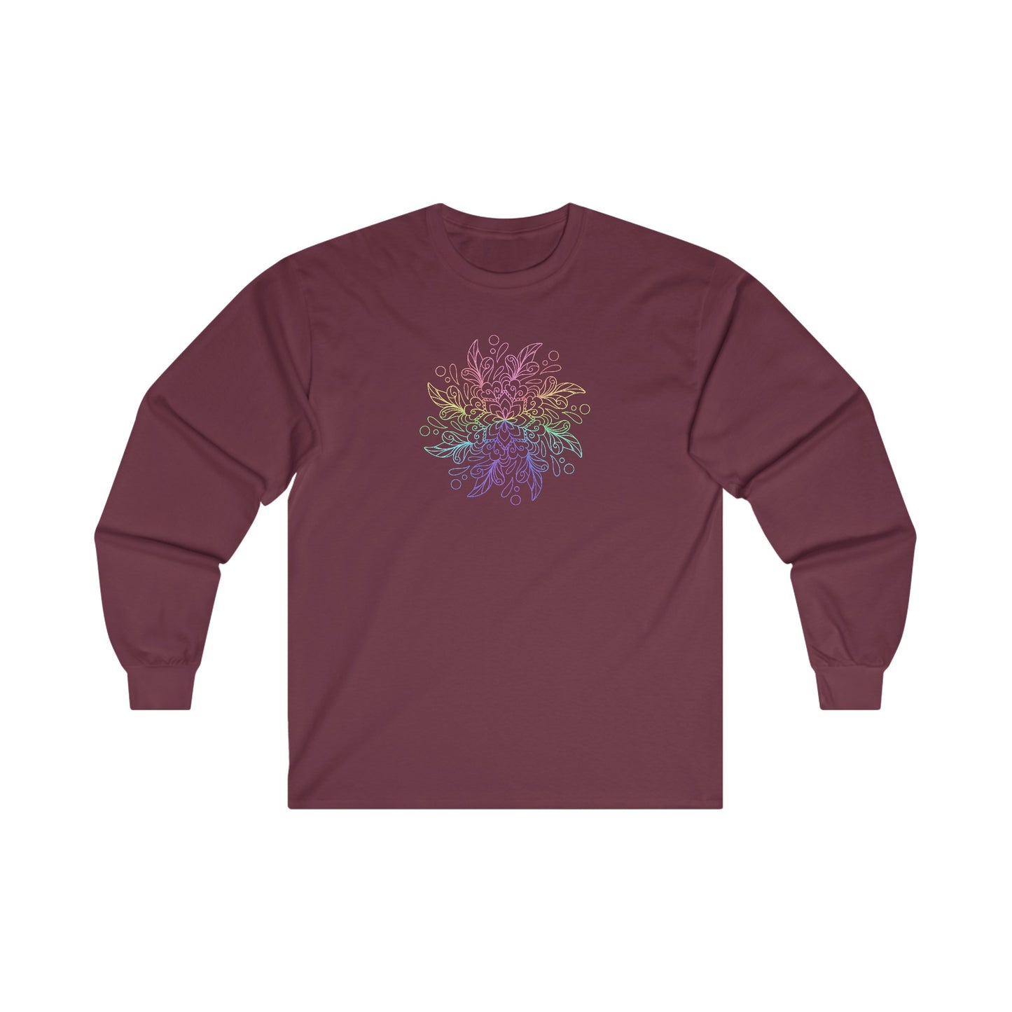 Colorful Mandala Long Sleeve Tee (038)