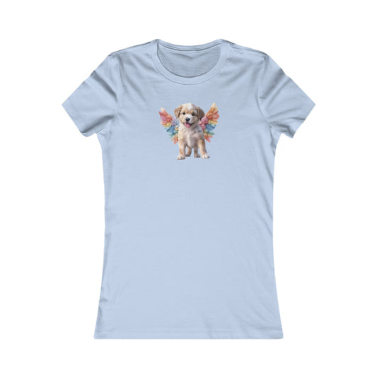 Angel Puppy Fitted Tee 002