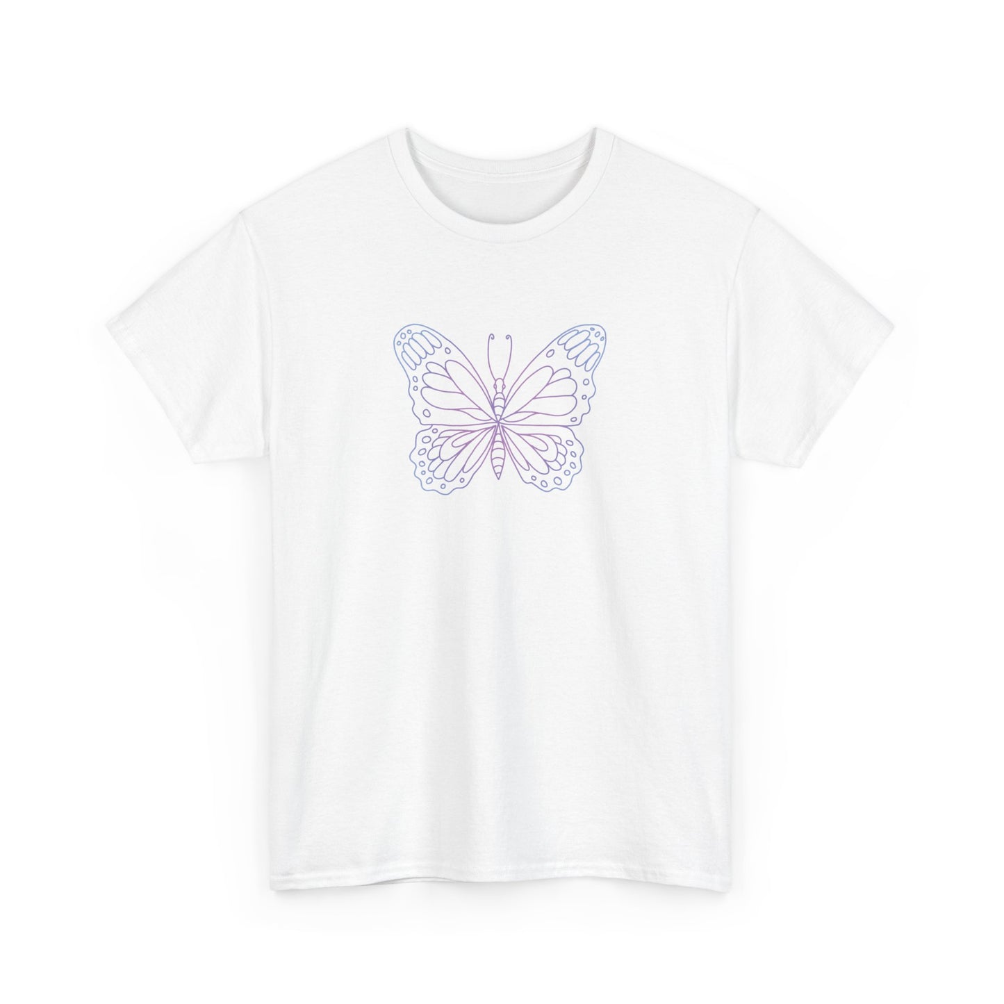 Colorful Butterfly Short Sleeve Tee