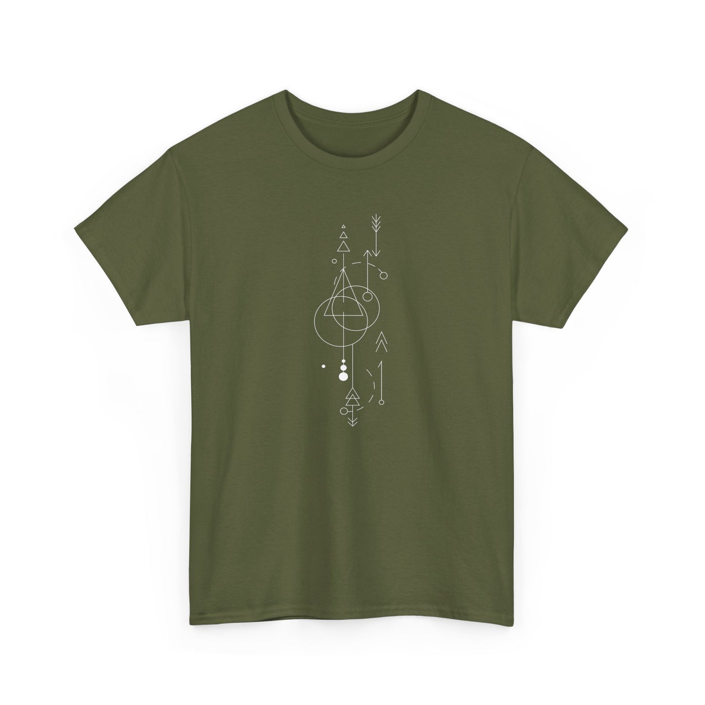 Linear Abstract Short Sleeve Tee