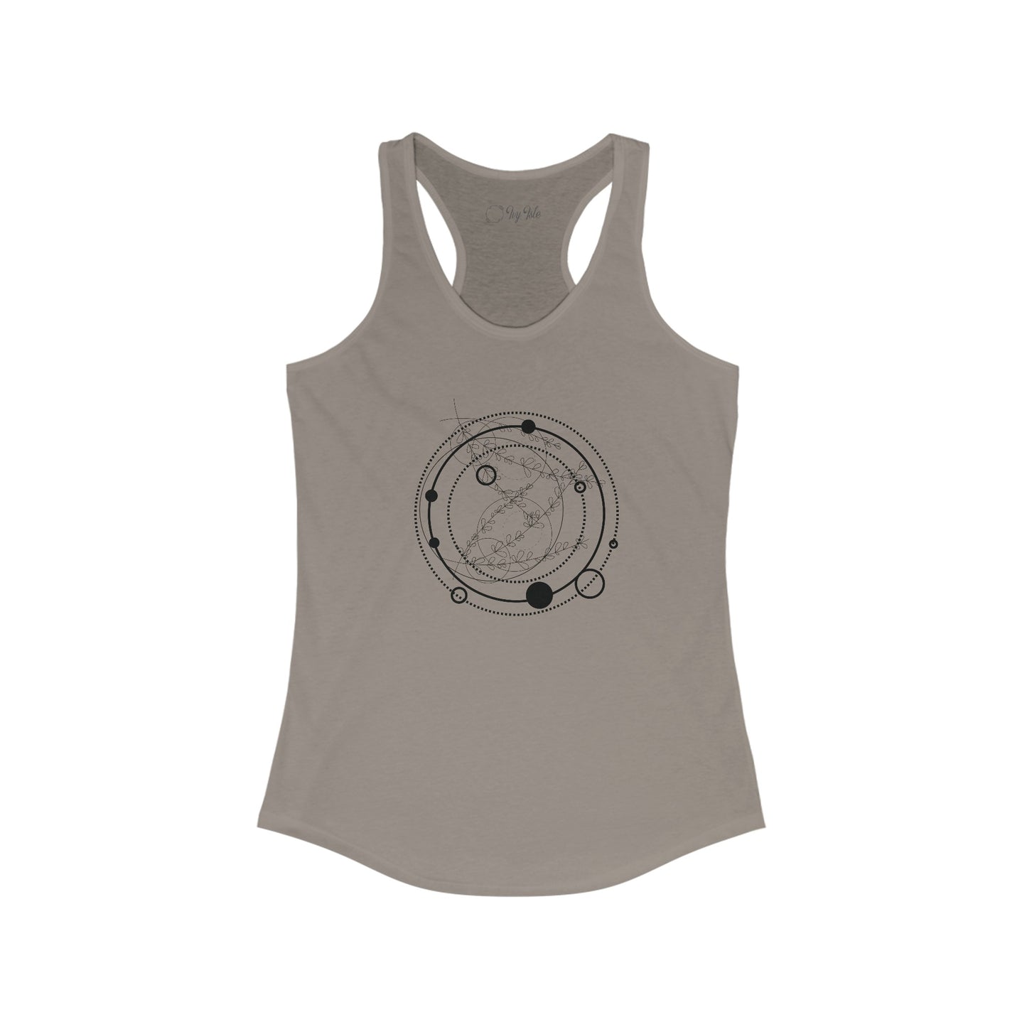 Circular Pattern Racerback Tank