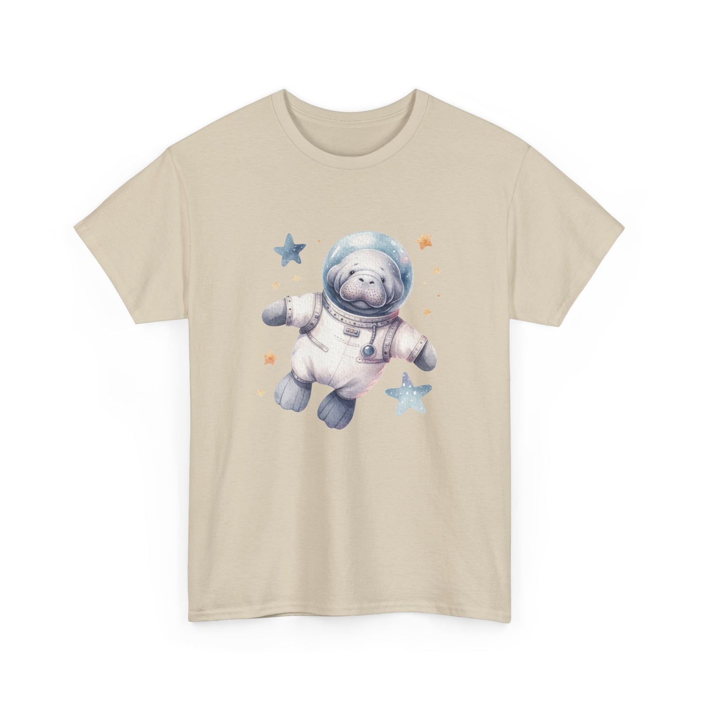 Manatee Astronaut Short Sleeve Tee