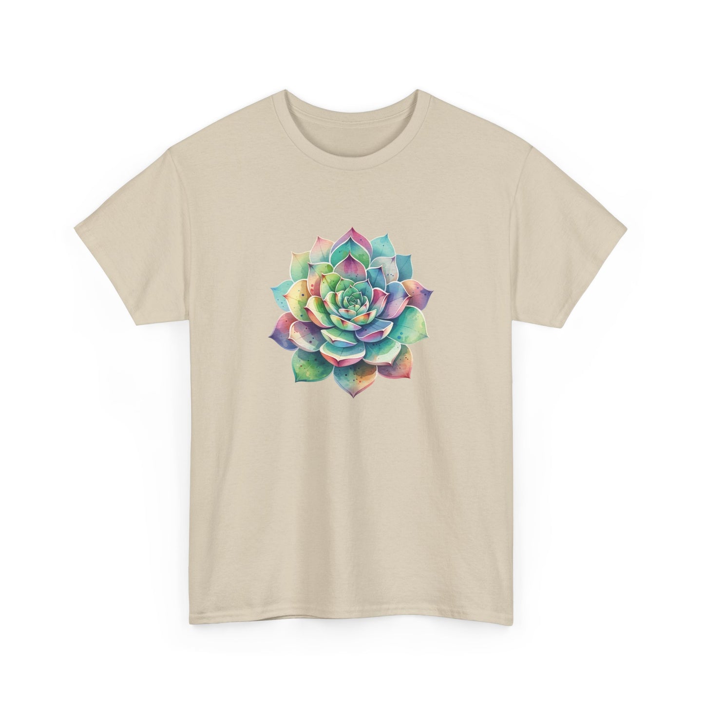 Colorful Succulent Short Sleeve Tee