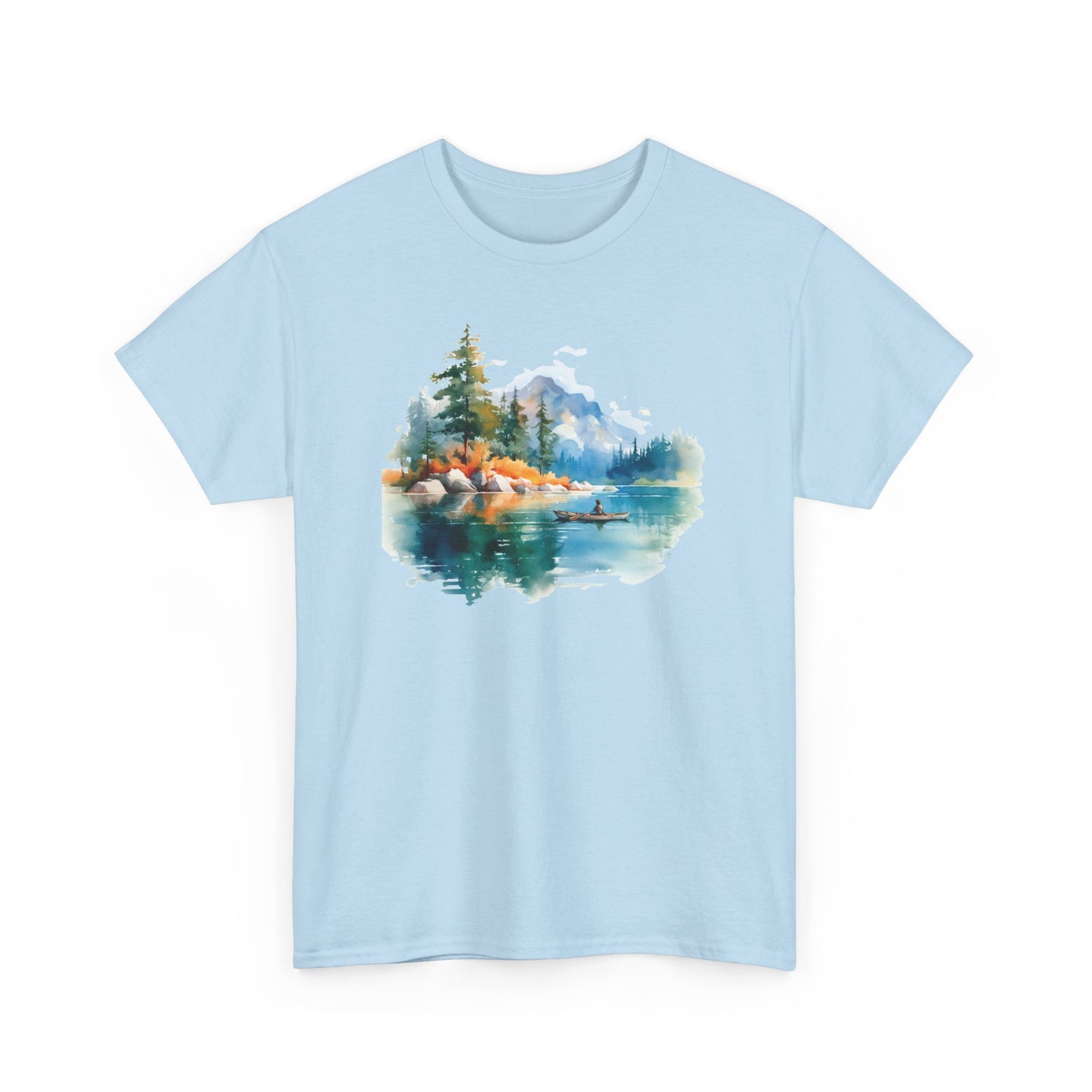 Watercolor Lake Short Sleeve Tee