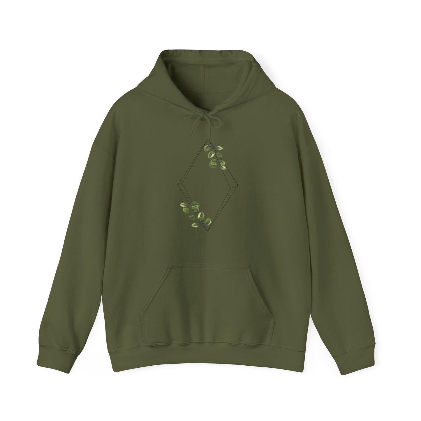 Eucalyptus Diamond Hooded Sweatshirt