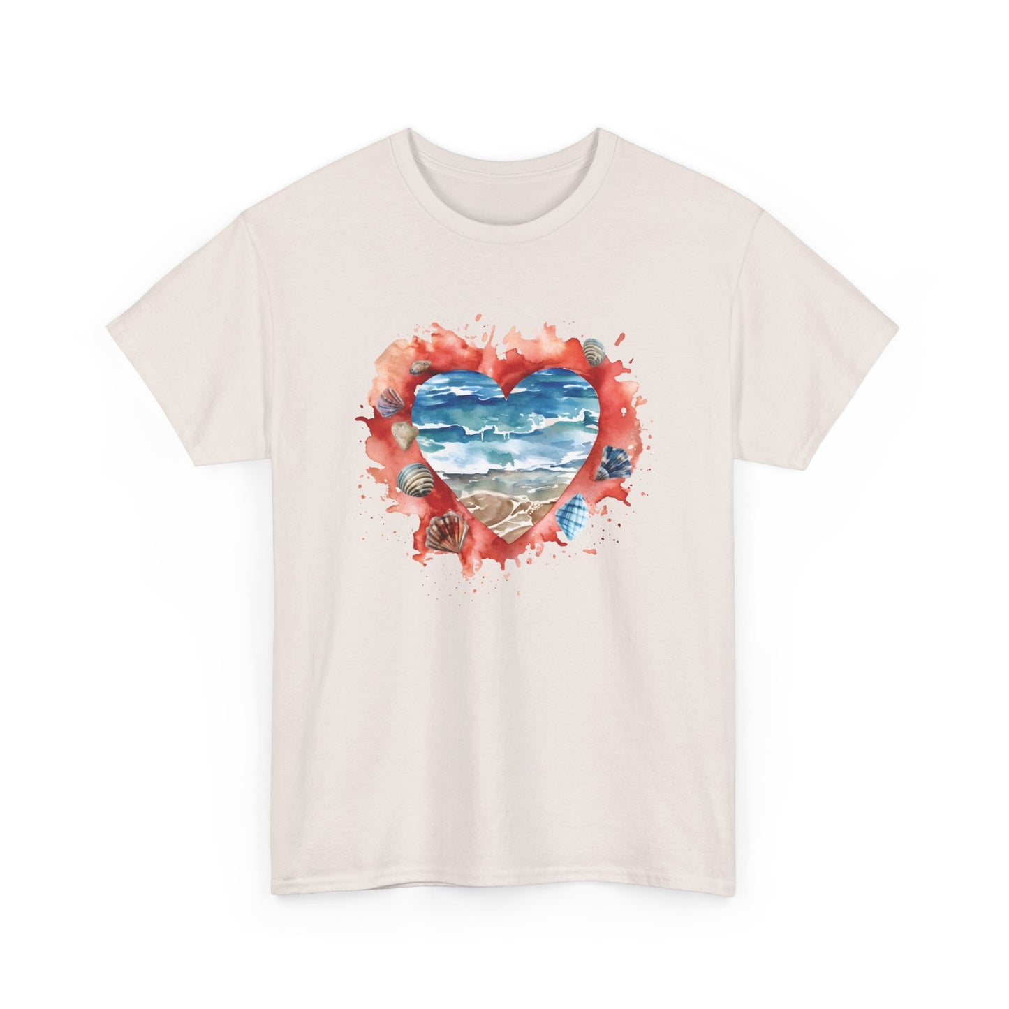 Ocean Heart Short Sleeve Tee