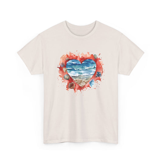 Ocean Heart Short Sleeve Tee