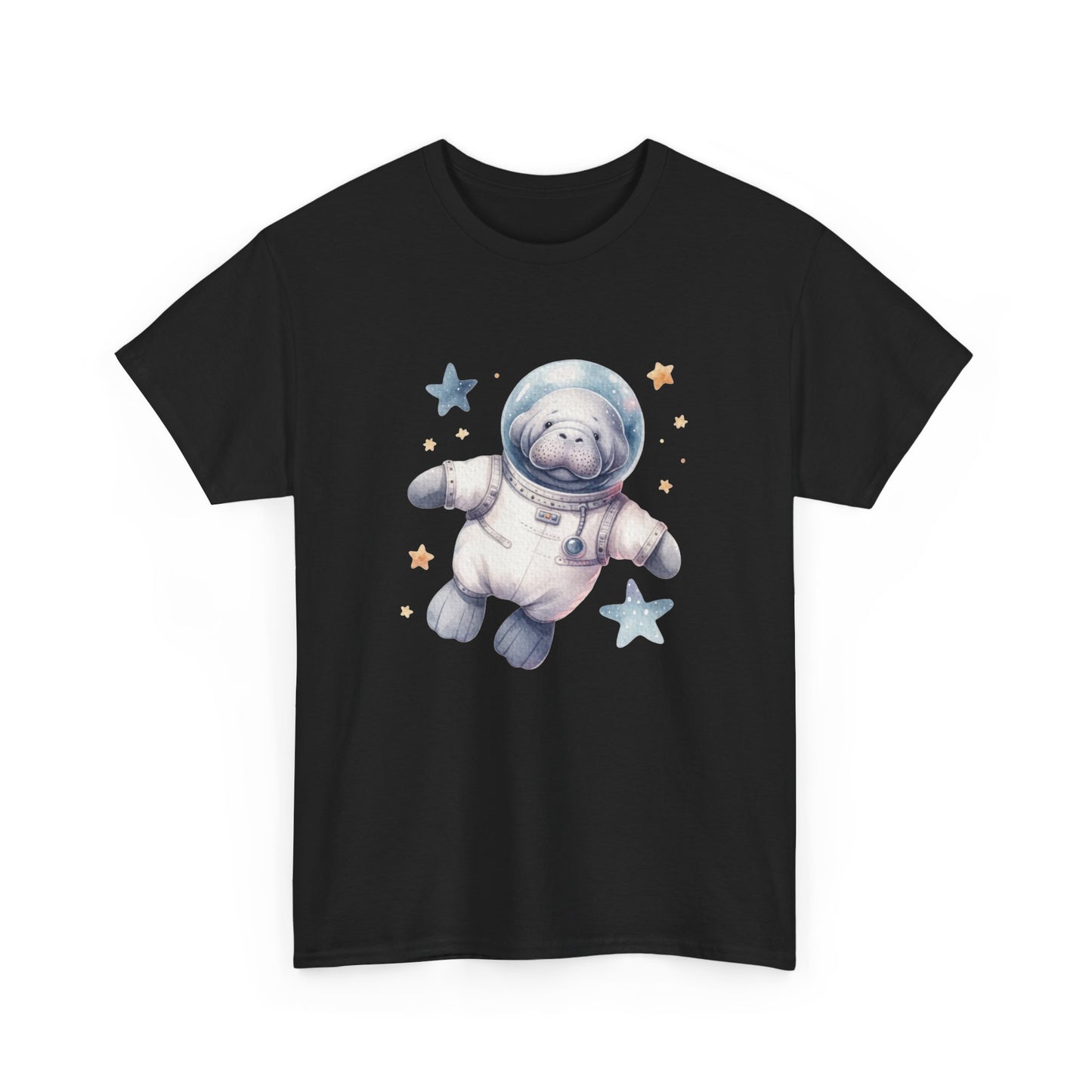 Manatee Astronaut Short Sleeve Tee