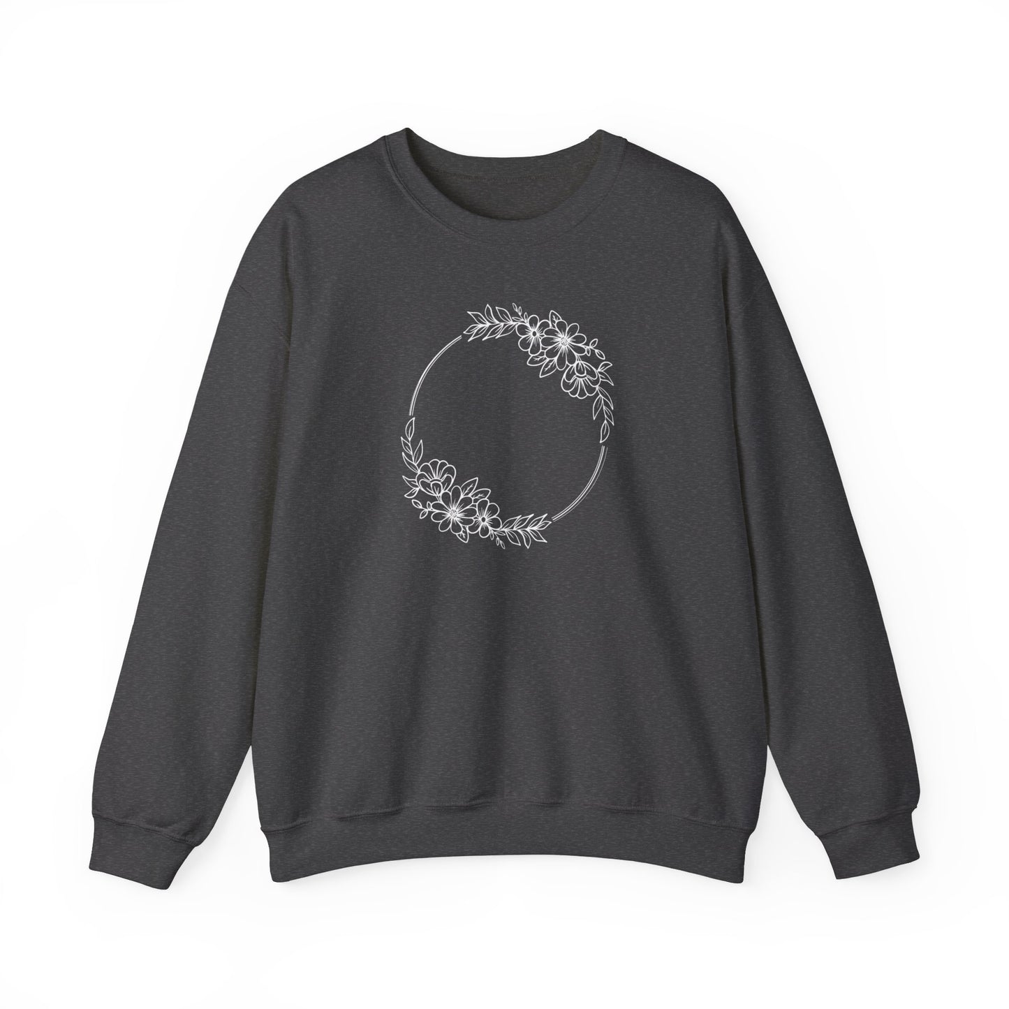 Large Wildflowers Circle Sweatshirt