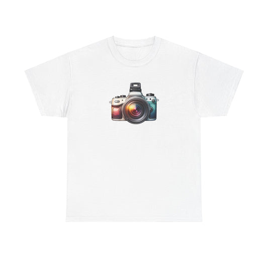 Colorful Camera Short Sleeve Tee