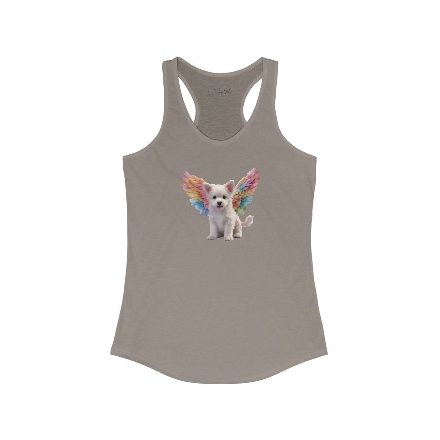 Angel Puppy Racerback Tank 004