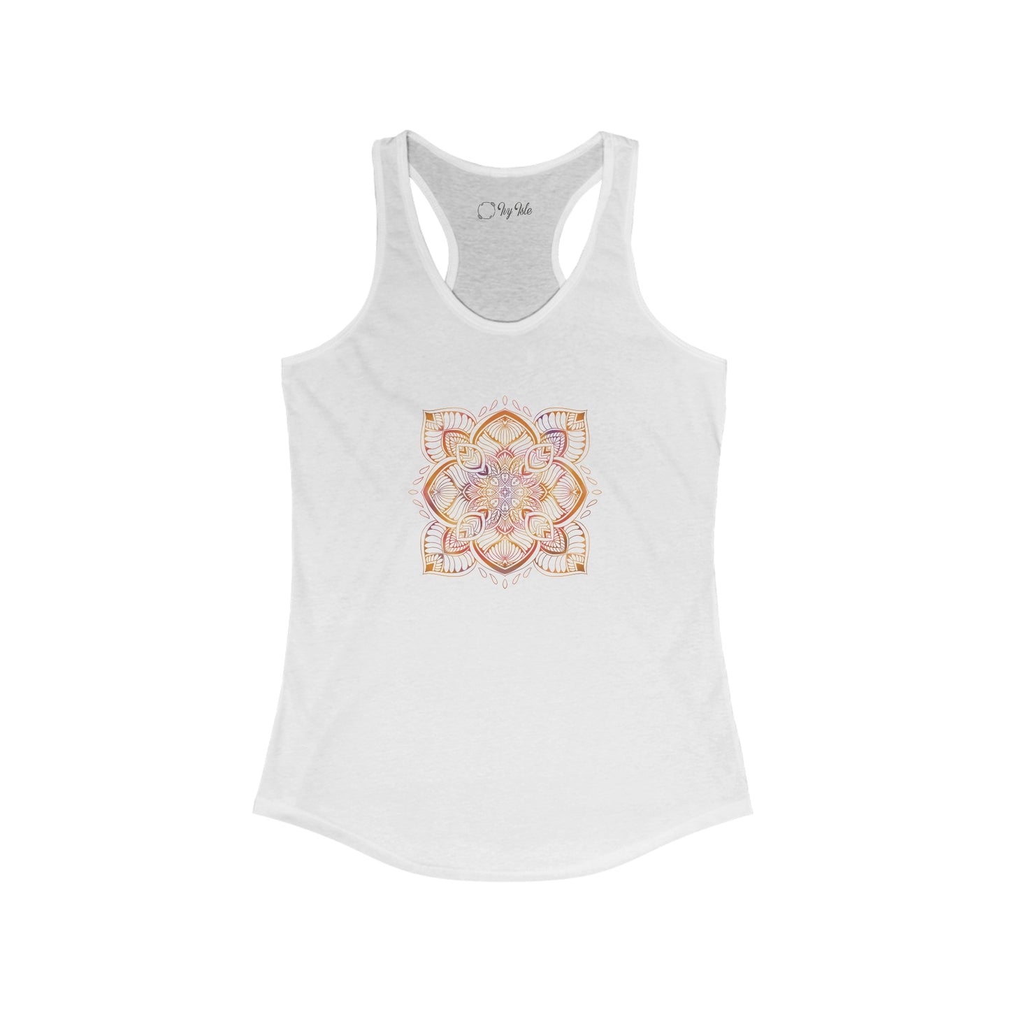 Colorful Mandala Racerback Tank (034)