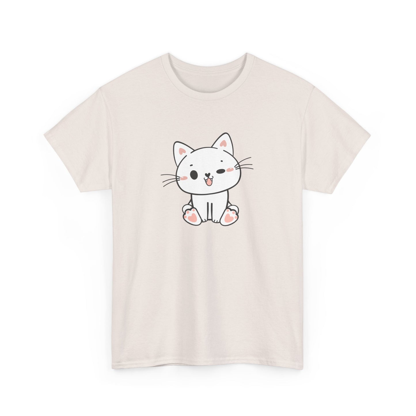 Cute Cat Short Sleeve Tee