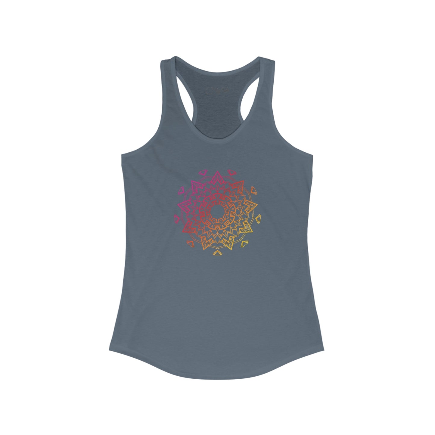 Colorful Mandala Racerback Tank (006)